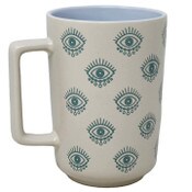 Wholesale - Full Deboss Evil Eye Tall Mug C/P 36, UPC: 195010112307